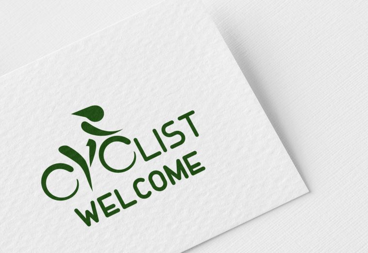 Cyclist welcome branding